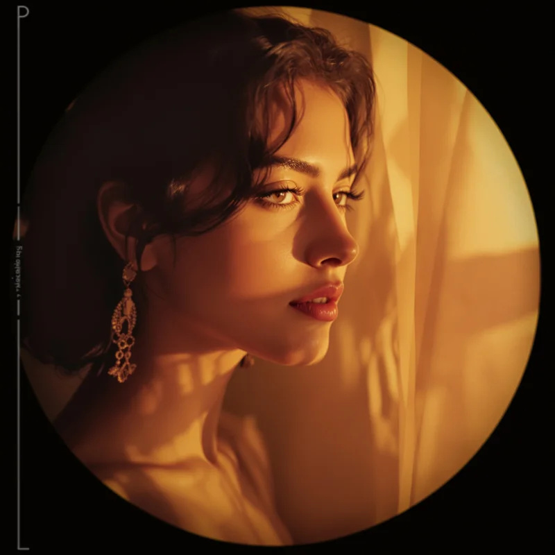 Lana Del Rey PFP with vintage composition and identity focus