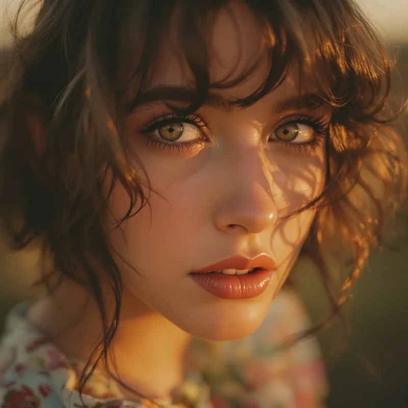 Lana Del Rey avatar profile image with dreamy romantic expression