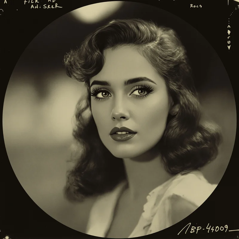 Lana Del Rey avatar portrait with melancholic personality