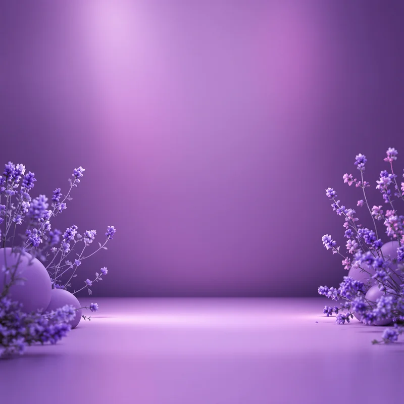 Mystic twilight lavender background