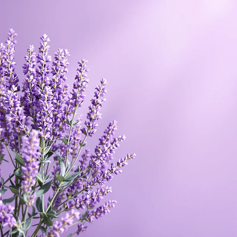 Studio calm lavender background