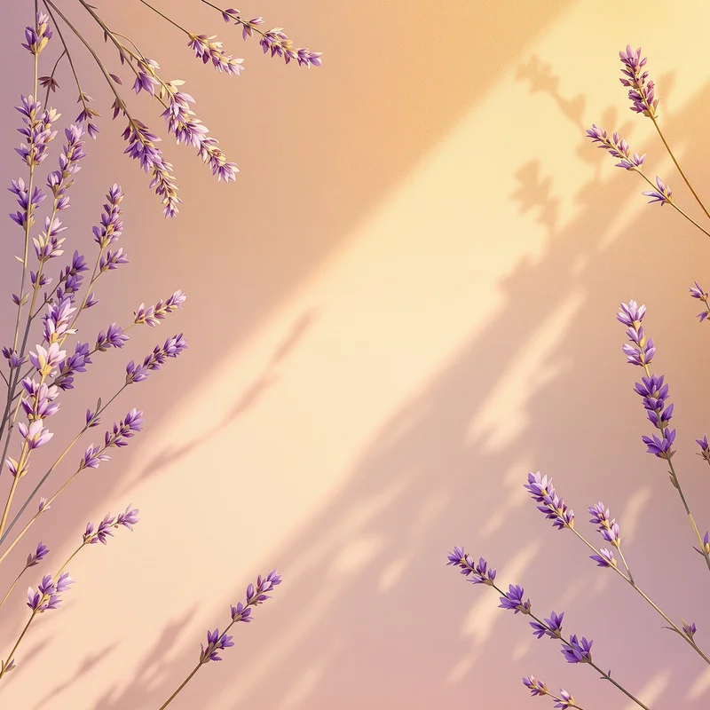 Warm golden lavender background