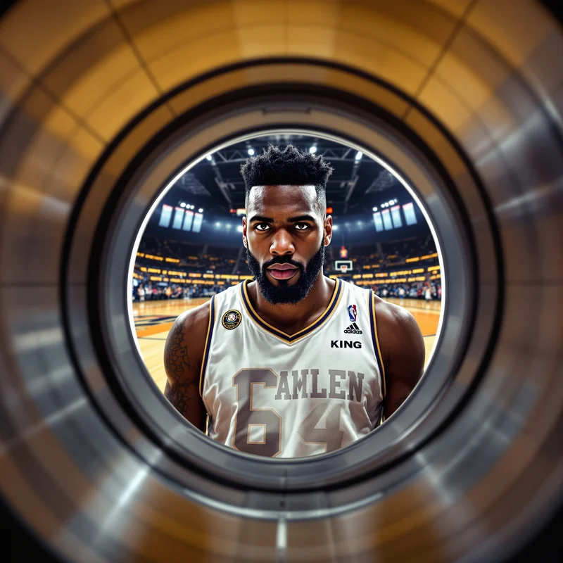 LeBron James avatar profile image with champion focus