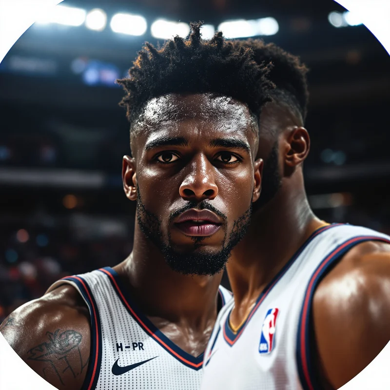 LeBron James avatar profile image with champion focus