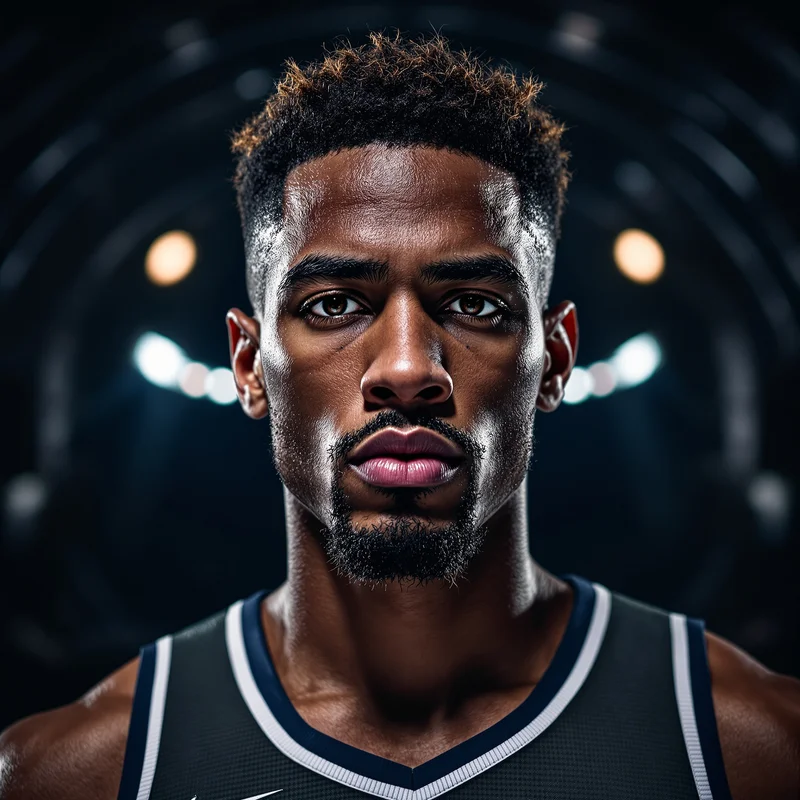 LeBron James PFP with strong sports composition