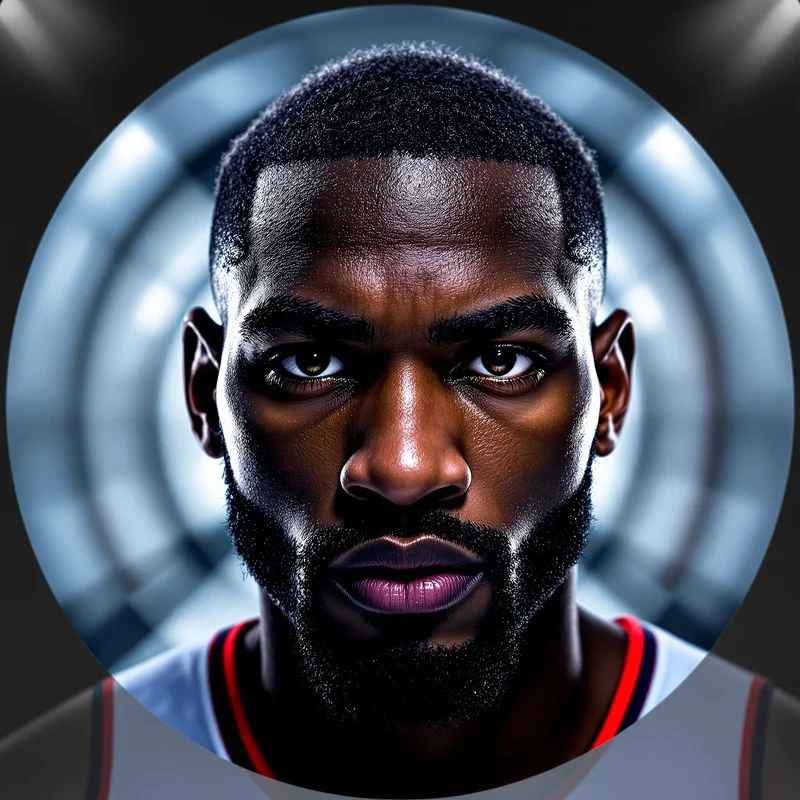 LeBron James PFP with strong sports composition