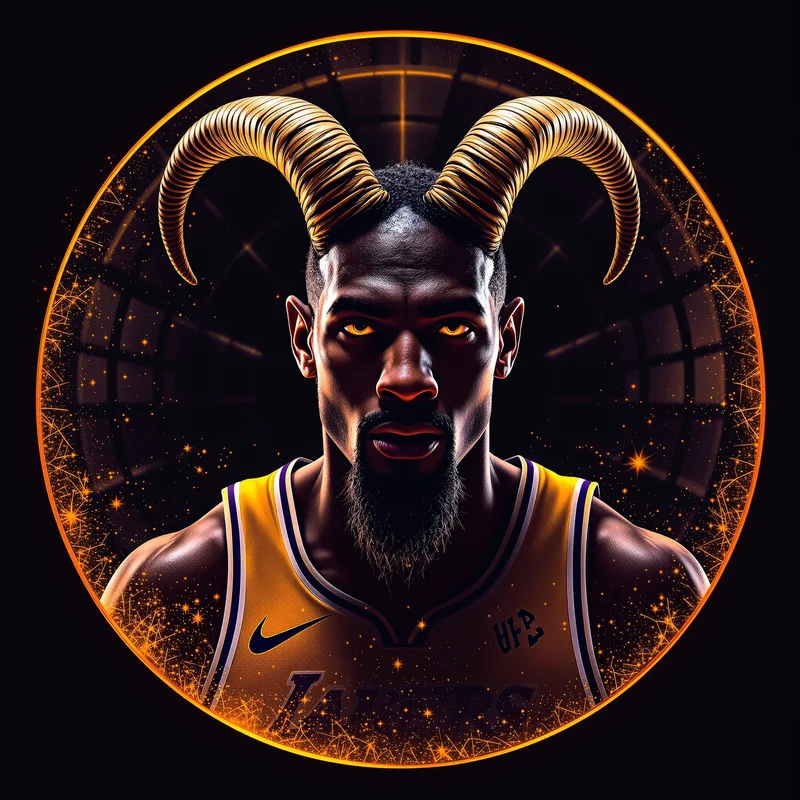 LeBron James PFP with strong sports composition