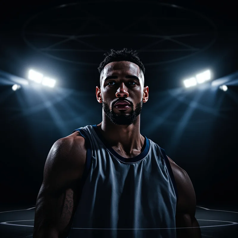 LeBron James PFP with strong sports composition