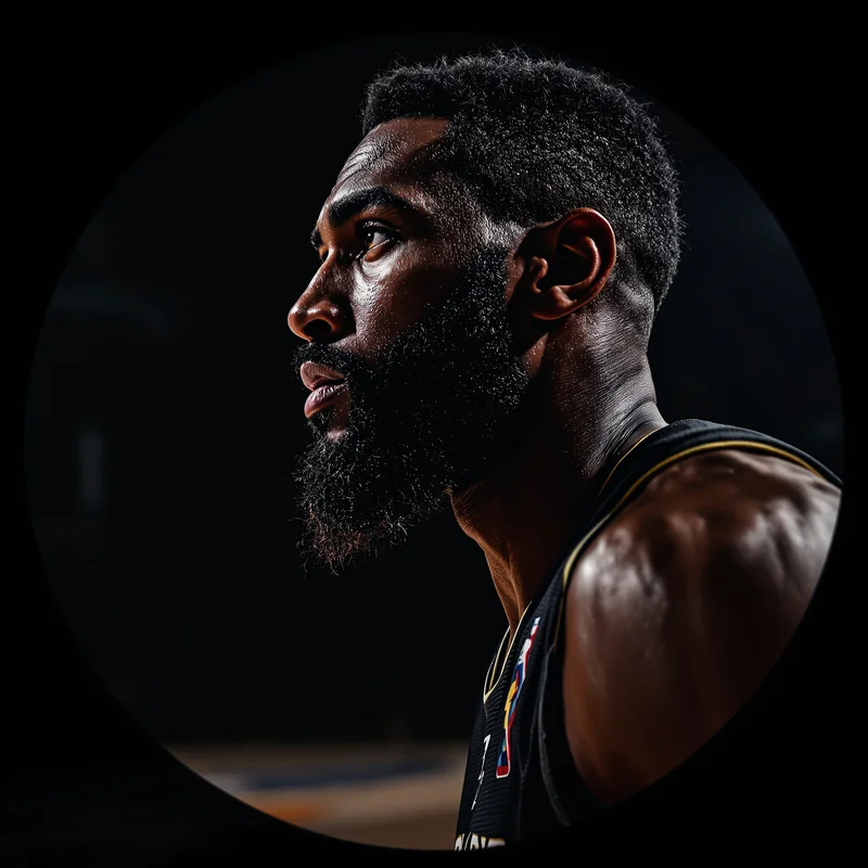 LeBron James PFP with strong sports composition