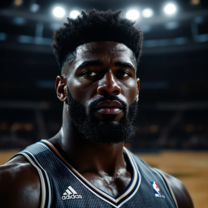 LeBron James avatar profile image with champion focus