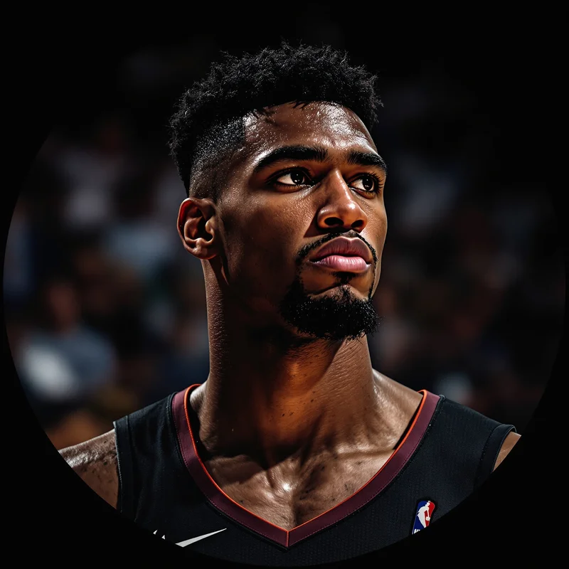 LeBron James avatar portrait with dominant presence