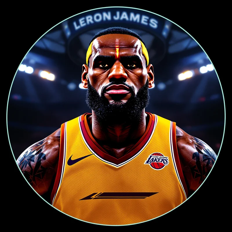 LeBron James profile image optimized for recognition