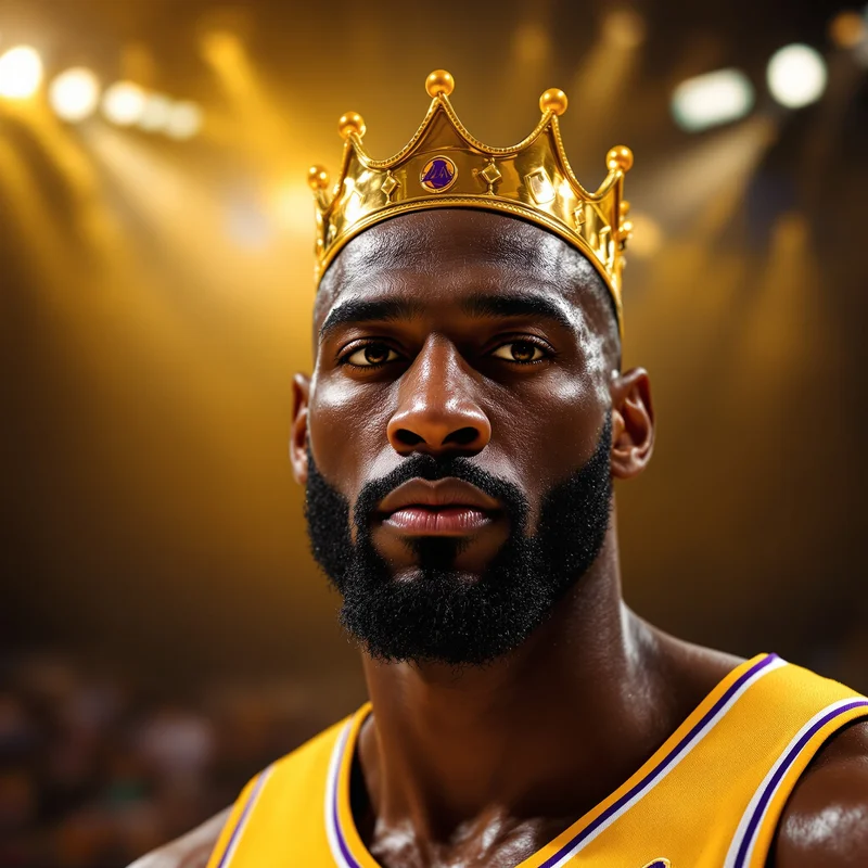 LeBron James profile image optimized for recognition