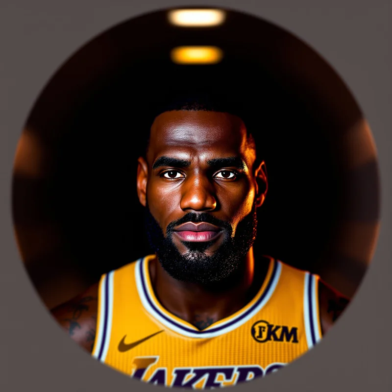 LeBron James profile image optimized for recognition