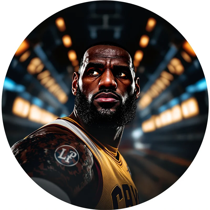 Lebron PFP avatar with dominant basketball identity and strong profile readability
