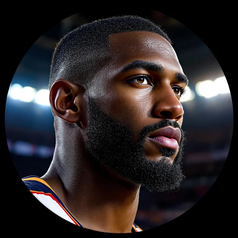 Lebron PFP with elite athlete composition and compact avatar clarity