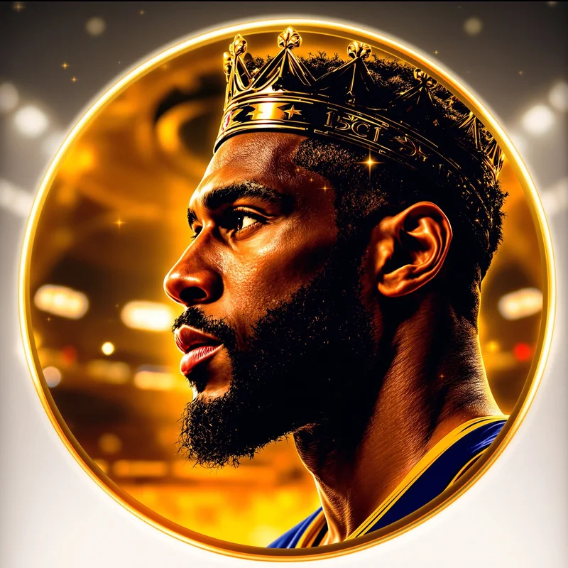 Lebron avatar portrait with powerful basketball presence and memorable impact
