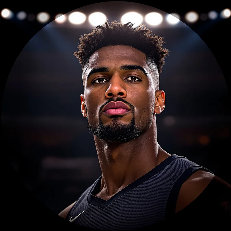 Lebron avatar portrait with powerful basketball presence and memorable impact