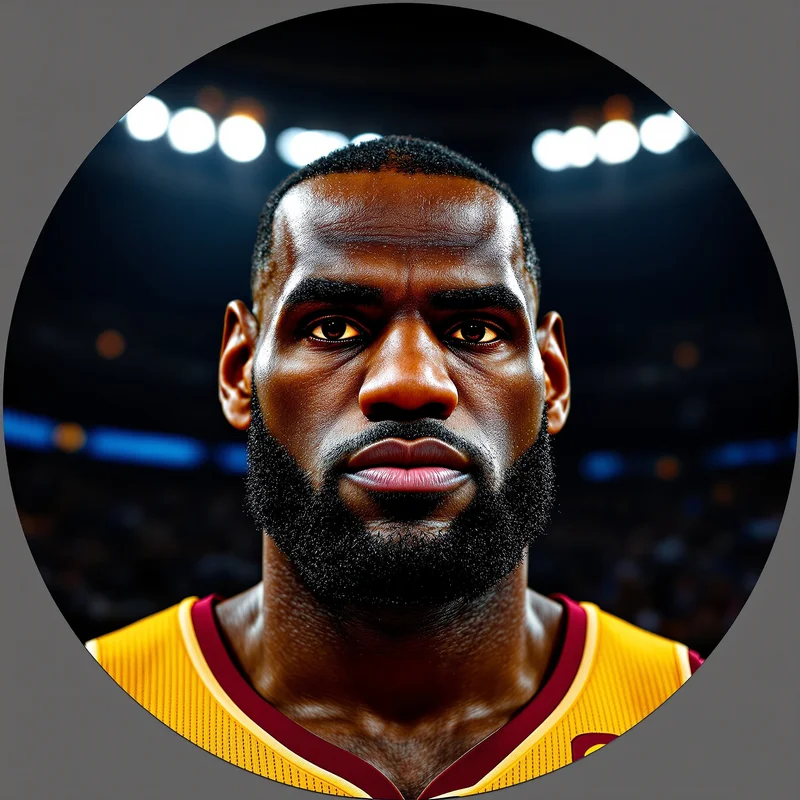 Lebron avatar profile image with leadership expression and clear recognition