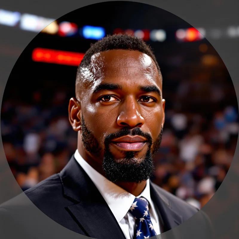 Lebron avatar portrait with powerful basketball presence and memorable impact