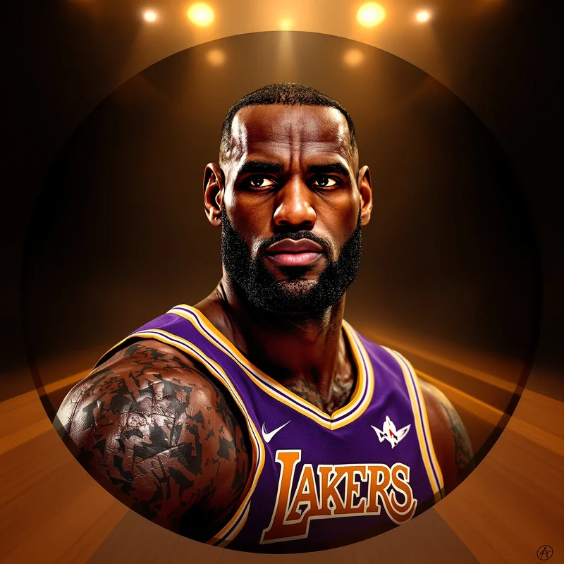 Lebron PFP avatar with dominant basketball identity and strong profile readability