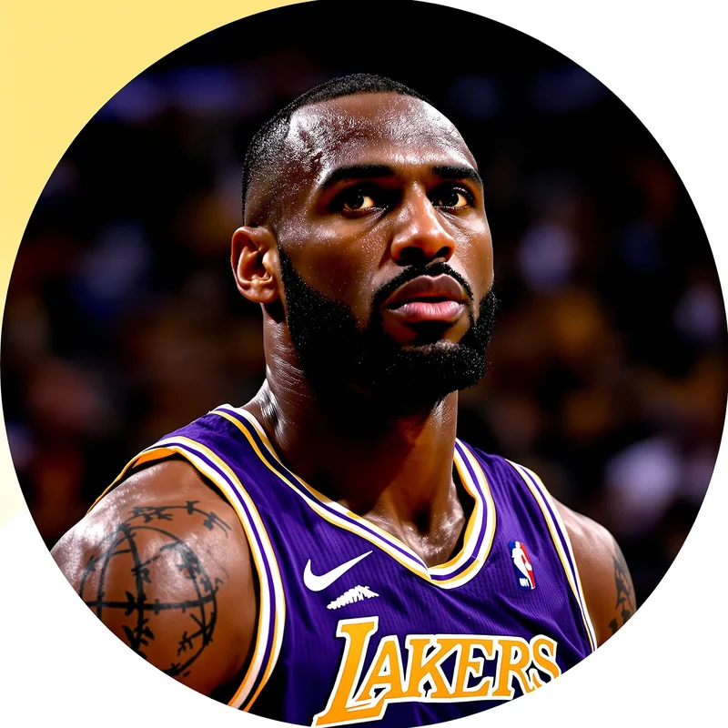 Lebron PFP with elite athlete composition and compact avatar clarity