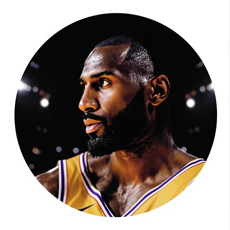 Lebron avatar portrait with powerful basketball presence and memorable impact