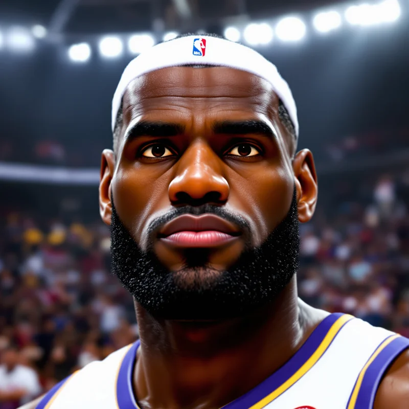 Lebron avatar profile image with leadership expression and clear recognition