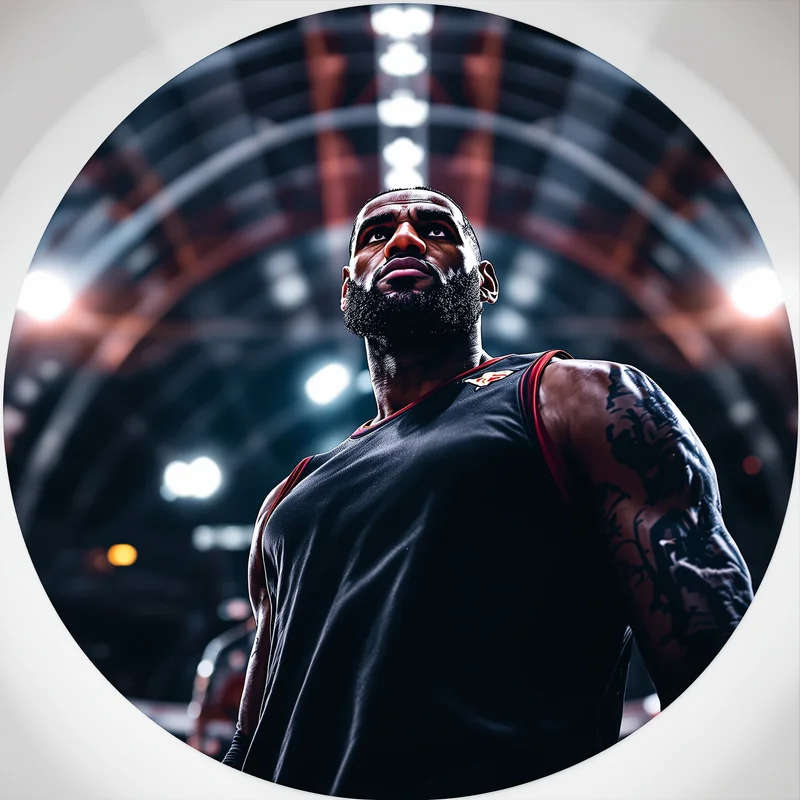 Lebron avatar profile image with leadership expression and clear recognition