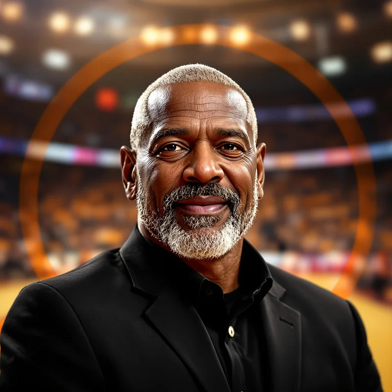 Lebron avatar portrait with powerful basketball presence and memorable impact