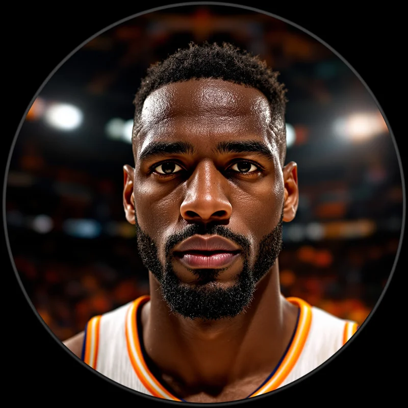 Lebron avatar portrait with powerful basketball presence and memorable impact
