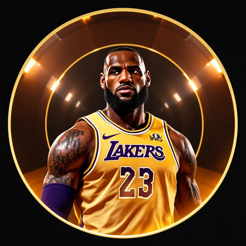 Lebron PFP avatar with dominant basketball identity and strong profile readability