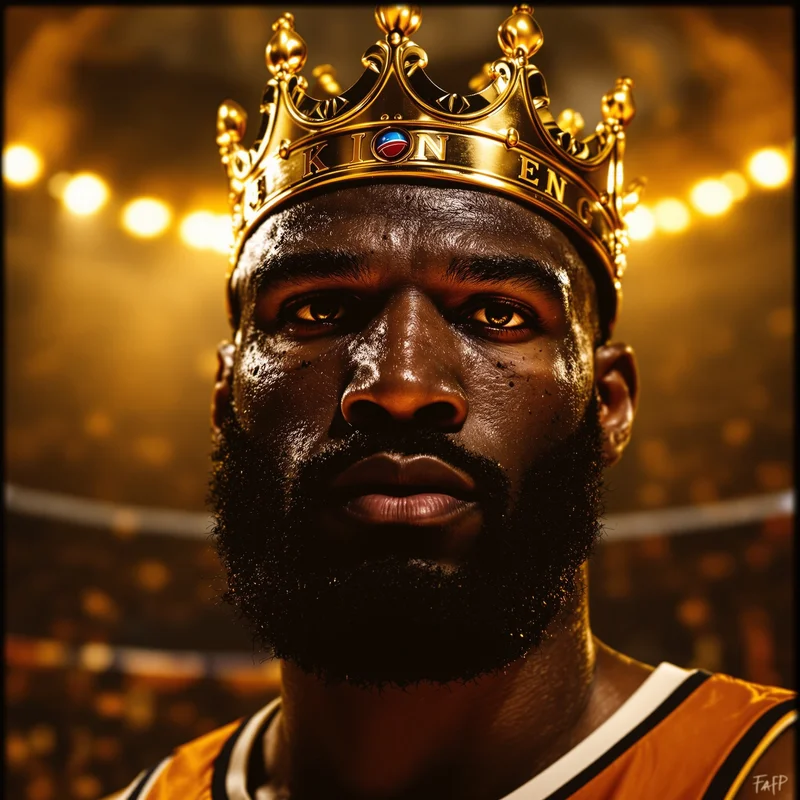 Lebron PFP avatar with dominant basketball identity and strong profile readability