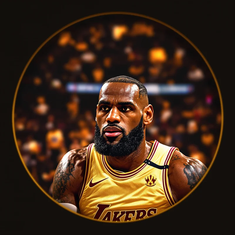 Lebron profile image optimized for championship identity and visibility