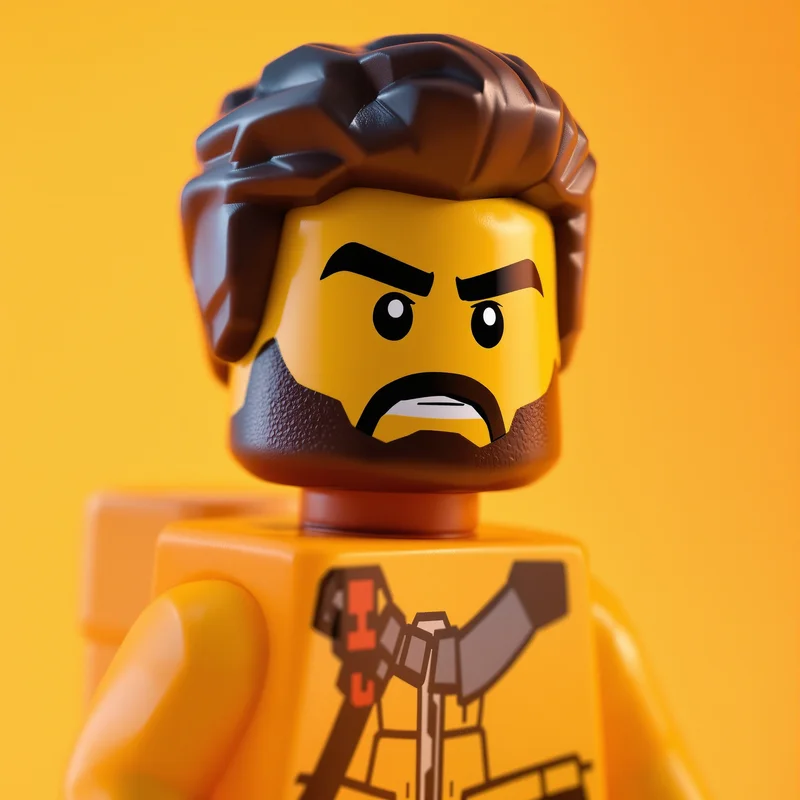 Lego Star Wars avatar profile image with clean minifigure clarity