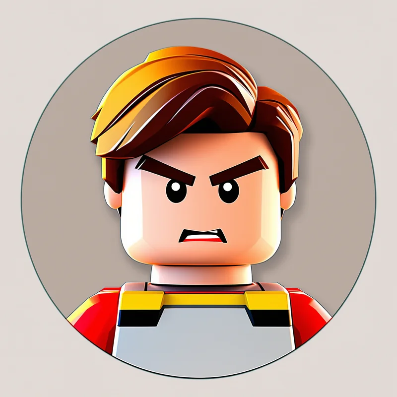 Lego Star Wars PFP with structured composition and identity focus