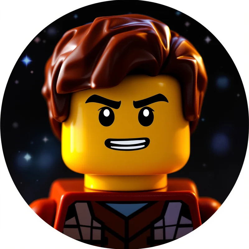 Lego Star Wars PFP avatar with block identity and strong readability
