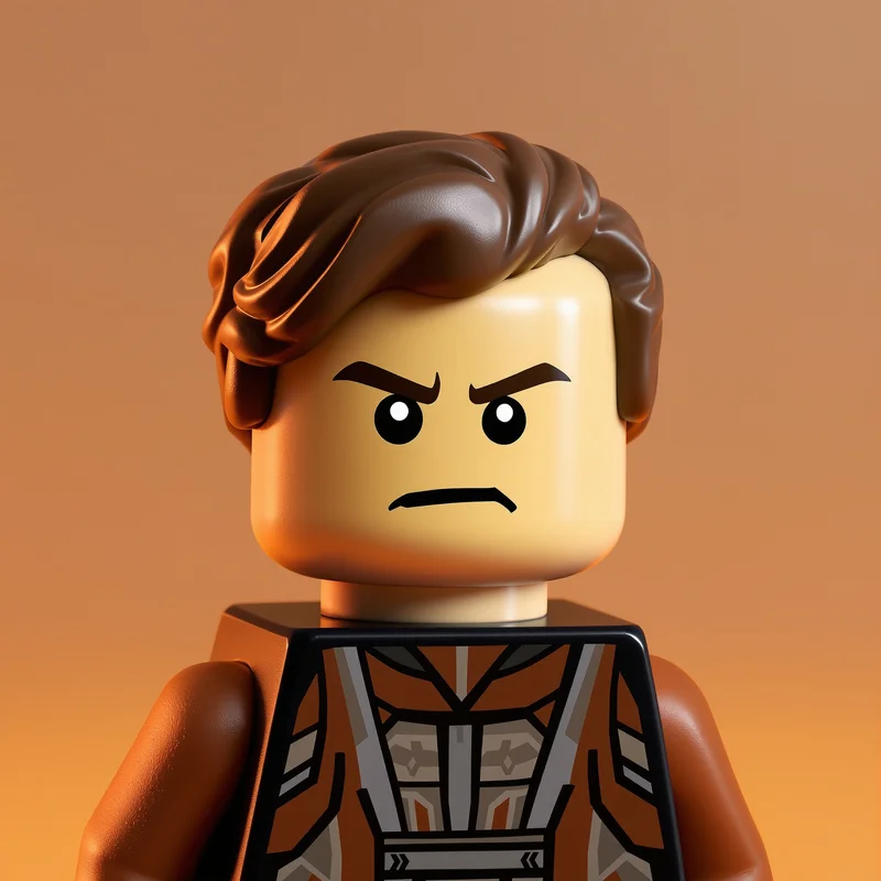 Lego Star Wars PFP avatar with block identity and strong readability