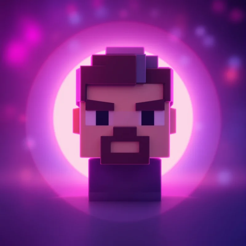 Lego Star Wars avatar portrait with simple block personality