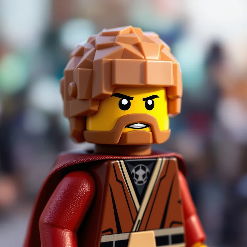 Lego Star Wars PFP with structured composition and identity focus