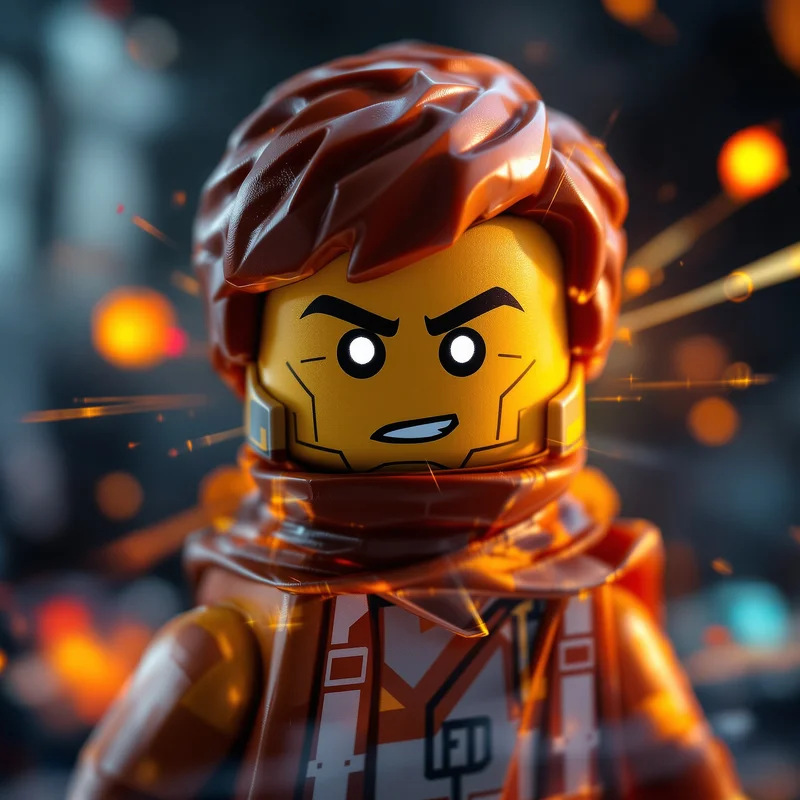Lego Star Wars PFP with structured composition and identity focus
