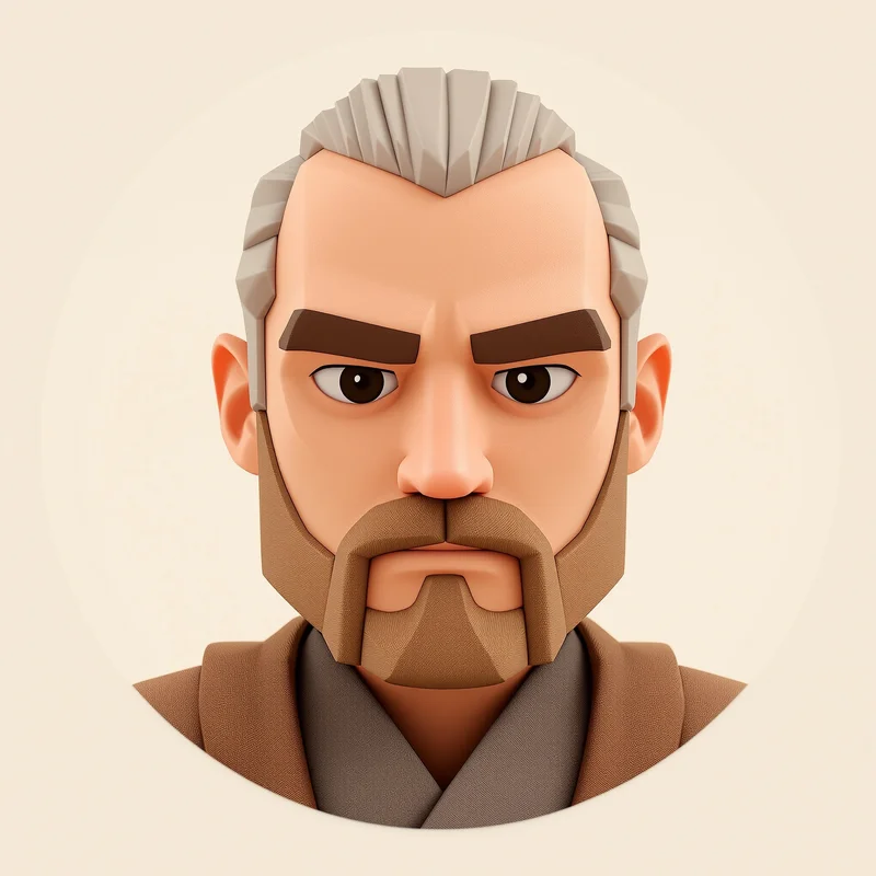 Lego Star Wars avatar profile image with clean minifigure clarity