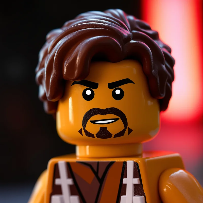 Lego Star Wars avatar profile image with clean minifigure clarity