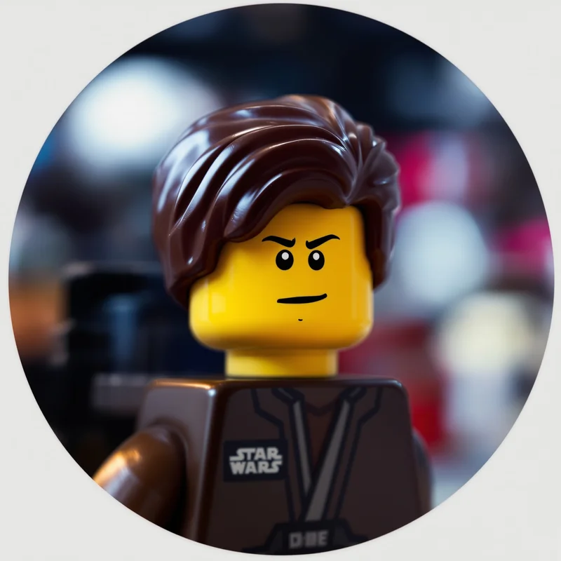 Lego Star Wars PFP avatar with block identity and strong readability
