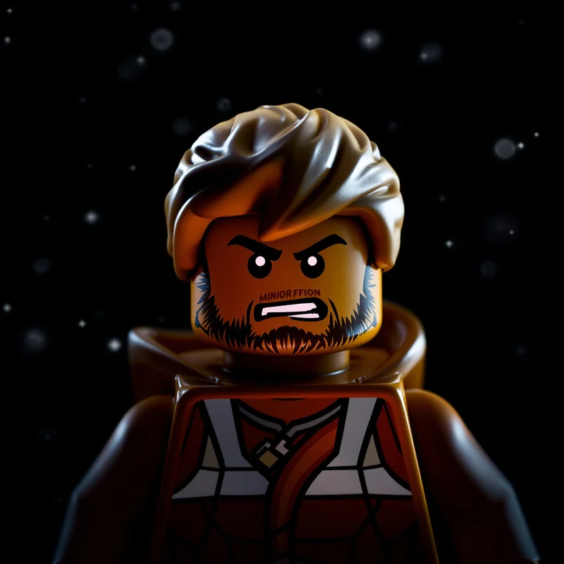 Lego Star Wars PFP avatar with block identity and strong readability