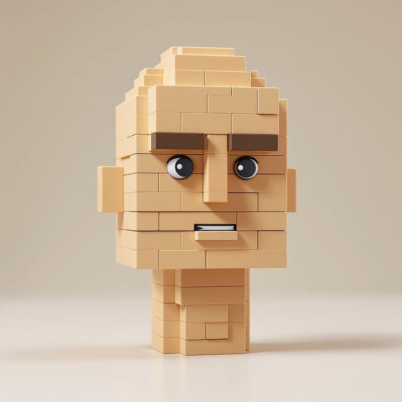 Lego Star Wars PFP avatar with block identity and strong readability