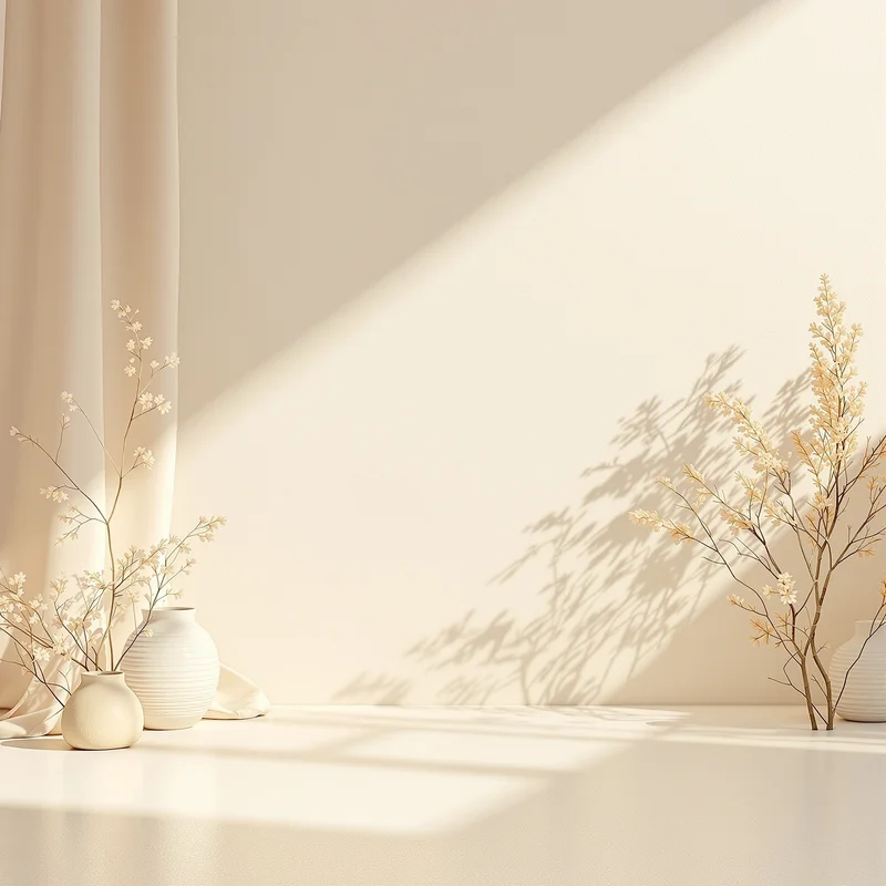 Gentle ivory light background