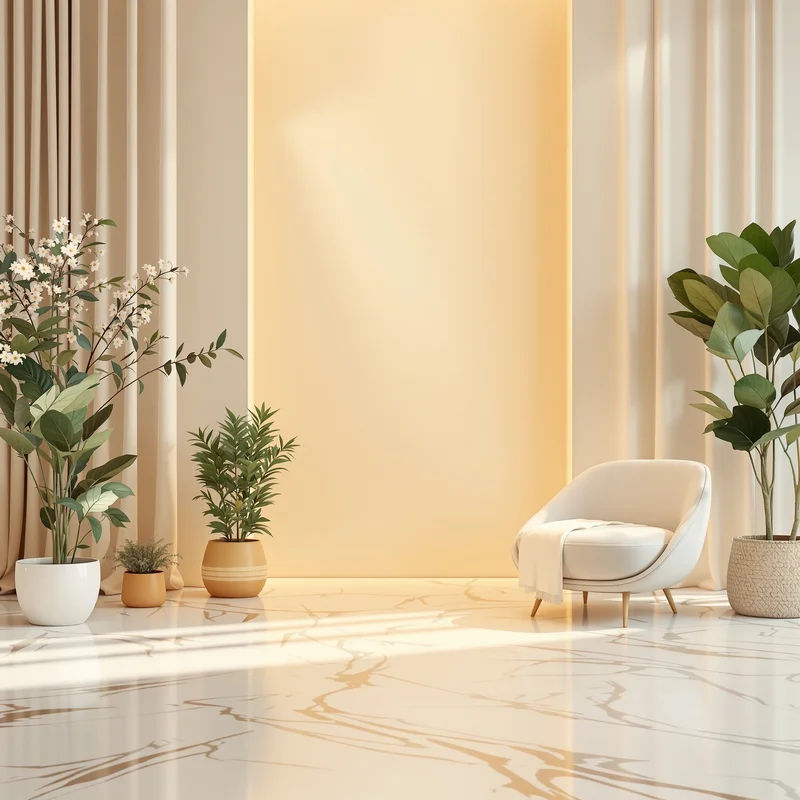 Warm ivory light background