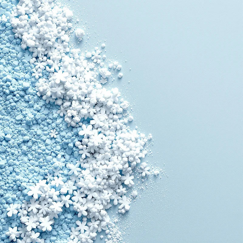 Aqua Chalk Dust Light Blue Background