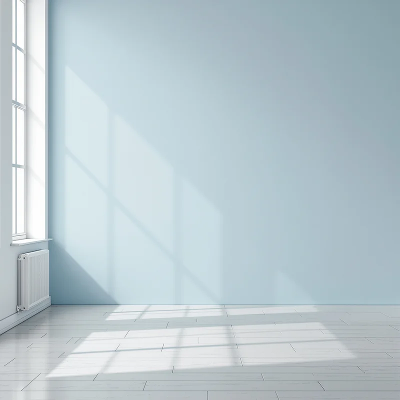 Ballet Practice Wall Light Blue Background